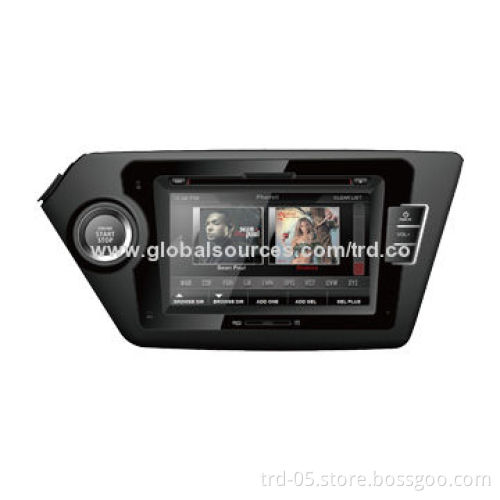 Kia K2, 8'' In-dash 2 Din/DVD/GPS/Player, Pure 100% Touch screen & TV/Bluetooth/iPod/Rear Camera